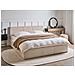 Letto Contenitore Bouclé Massognes 180 X 200 Cm Beige - Foto miniatura 1