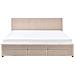 Letto Contenitore Bouclé Massognes 180 X 200 Cm Beige - Foto miniatura 6