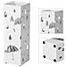 Portaombrelli LUC49W - Design moderno in metallo con scolapiatti, bianco - Foto miniatura 4