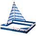 Sabbiera a Nave Maritime Blu e Bianca - Foto miniatura 5
