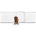 Bettacare Cancelletto Per Cani Con Parte Superiore Incurvata, 234cm - 243cm, Bianco Opaco - Foto miniatura 1