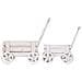 Carrello Portavasi Set 2 Pezzi 66x29x30h-52x20x23h Cm - Foto miniatura 2