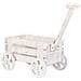 Carrello Portavasi Set 2 Pezzi 66x29x30h-52x20x23h Cm - Foto miniatura 4