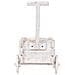 Carrello Portavasi Set 2 Pezzi 66x29x30h-52x20x23h Cm - Foto miniatura 7