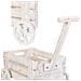 Carrello Portavasi Set 2 Pezzi 66x29x30h-52x20x23h Cm - Foto miniatura 8