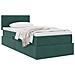 Letto con Contenitore Verde Scuro 90 x 190 cm Velluto - Foto miniatura 3