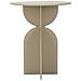 Tavolino Vkh800-beige-metallo-45x45x58 Cm - Foto miniatura 2