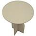Tavolino Vkh800-beige-metallo-45x45x58 Cm - Foto miniatura 3