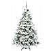 Albero di Natale artificiale con 300 LED Bianco 180 cm PE e PVC - Foto miniatura 3