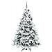 Albero di Natale artificiale con 300 LED Bianco 180 cm PE e PVC - Foto miniatura 4