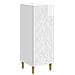 Credenza Bianco Lucido 33 x 34,5 x 90 cm Legno ingegnerizzato - Foto miniatura 1