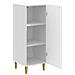 Credenza Bianco Lucido 33 x 34,5 x 90 cm Legno ingegnerizzato - Foto miniatura 2