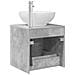 Mobile Lavabo da Parete Grigio Cemento 49,5 x 44,5 x 66,5 cm - Foto miniatura 4