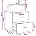 Mobile Lavabo da Parete Grigio Cemento 49,5 x 44,5 x 66,5 cm - Foto miniatura 8