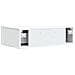 Tavolino da Parete Laterale Bianco 87,5 x 34,5 x 17 cm - Foto miniatura 5