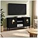 Mobile TV BREMEN 102 x 33 x 51 cm Rovere Nero - Foto miniatura 3