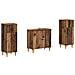 Set di Armadi da Bagno da 2 Pezzi ALKMAAR Legno antico - Foto miniatura 1