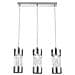 I-JIVE / S3 - Lampadario a tre luci cromato con cristalli 40 watt E14 - Foto miniatura 1