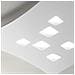 Plafoniera Isotta Moderna 7 Luci Gx53 Bianca - Lampada Da Soffitto In Metallo Curvato 62x69cm, Design Geometrico, Max 7x8w, Ip20, Lampadine Escluse - Foto miniatura 9