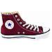 All Star Hi Maroon Vinaccio Tela Lacci M9613c 37 - Foto miniatura 3