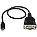 Cavo Adattatore USB-C a Seriale DB9 RS232 con COM Port Retention - Windows / Mac / Linux - USB Tipo-C a RS232 - Foto miniatura 2