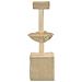 Albero Per Gatti Con Tiragraffi In Sisal 105 Cm Beige - Foto miniatura 3
