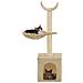 Albero Per Gatti Con Tiragraffi In Sisal 105 Cm Beige - Foto miniatura 1