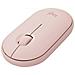 Mouse Wireless Pebble M350 3 Tasti 1000 DPI Colore Rosa - Foto miniatura 1
