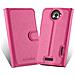 Custodia Compatibile Con Htc One X / X+ In Rosa Vivo - Coperchio Protettiva Con Chiusura Magnetica, Funzione Stand E Tasca Per Le Carte - Foto miniatura 10