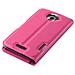 Custodia Compatibile Con Htc One X / X+ In Rosa Vivo - Coperchio Protettiva Con Chiusura Magnetica, Funzione Stand E Tasca Per Le Carte - Foto miniatura 12