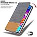 Custodia Compatibile Con Samsung Galaxy A70 In Grigio Chiaro Marrone - Coperchio Protettiva Con Chiusura Magnetica, Funzione Stand E Tasca Per Le Carte - Foto miniatura 6