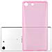 Custodia Compatibile Con Sony Xperia M5 In Rosa Transparente - Coperchio Protettivo In Silicone Tpu Flessibile - Foto miniatura 1
