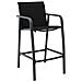 Sgabelli Da Bar Da Giardino 4 Pz Neri In Textilene - Foto miniatura 2