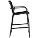 Sgabelli Da Bar Da Giardino 4 Pz Neri In Textilene - Foto miniatura 4