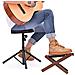 Legno Solido Chitarra Poggiapiedi 4 Livelli Di Altezza Adjusatble Nero Noce Chitarra Footres Pieghevole (noce Nera Poggiapiedi)  - Foto miniatura 4