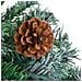 Albero di Natale Artificiale con Set Palline LED e Pigne 210 cm - Foto miniatura 3