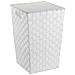 Cesto Portabiancheria Decorativo Adria 48l, Contenitore Da Bagno Chiudibile Con Maniglie - Foto miniatura 1