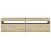 Mobili Porta TV con Luci LED 2 pz Rovere Sonoma 75x35x40 cm - Foto miniatura 9