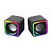 MSCUBE Altoparlanti Gaming RGB 8 W USB tipo A Colore Nero - Foto miniatura 3