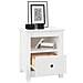 Comodino Bianco 40x35x49 Cm In Legno Massello Di Pino - Foto miniatura 4