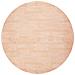 Piano Tavolo Rotondo 60x1,5 Cm Massello Di Rovere Non Trattato - Foto miniatura 2