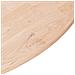 Piano Tavolo Rotondo 60x1,5 Cm Massello Di Rovere Non Trattato - Foto miniatura 3