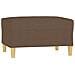 Poggiapiedi Marrone 70x55x41 Cm In Tessuto - Foto miniatura 2