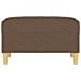Poggiapiedi Marrone 70x55x41 Cm In Tessuto - Foto miniatura 3