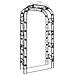 Arco Da Giardino 116x45x240 Cm Acciaio - Foto miniatura 2