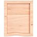 Piano Bagno 40x50x (2-6) cm in Legno Massello Non Trattato - Foto miniatura 2