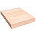 Piano Bagno 40x50x (2-6) cm in Legno Massello Non Trattato - Foto miniatura 1