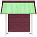 Cuccia Per Cani Moka 65x65x61,5 Cm In Legno Massello Di Pino - Foto miniatura 4
