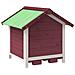 Cuccia Per Cani Moka 65x65x61,5 Cm In Legno Massello Di Pino - Foto miniatura 5