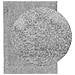Tappeto Shaggy A Pelo Lungo Moderno Grigio 140x200 Cm - Foto miniatura 3